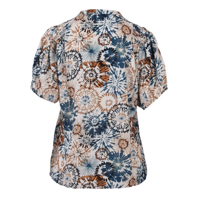 Enjoy blouse bloemenprint 884003 indigo